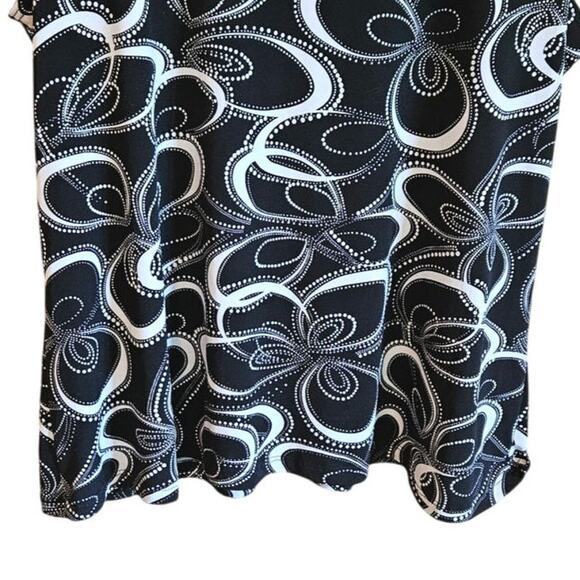 Susan Lawrance Sleeveless Top Tank Blouse Ruffle Neck Scoop Neck Women's Size 1X - Picture 4 of 7